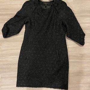 *NEW* BCBG black with rhinestone buttons dress